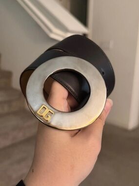 D&G Brown Leather Belt